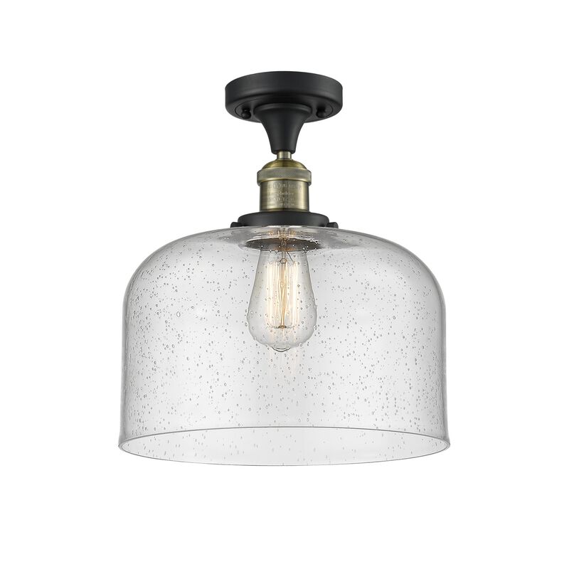 Bruno Marashlian Bell 12 Inch 1 Light Semi Flush Mount by Innovations Lighting