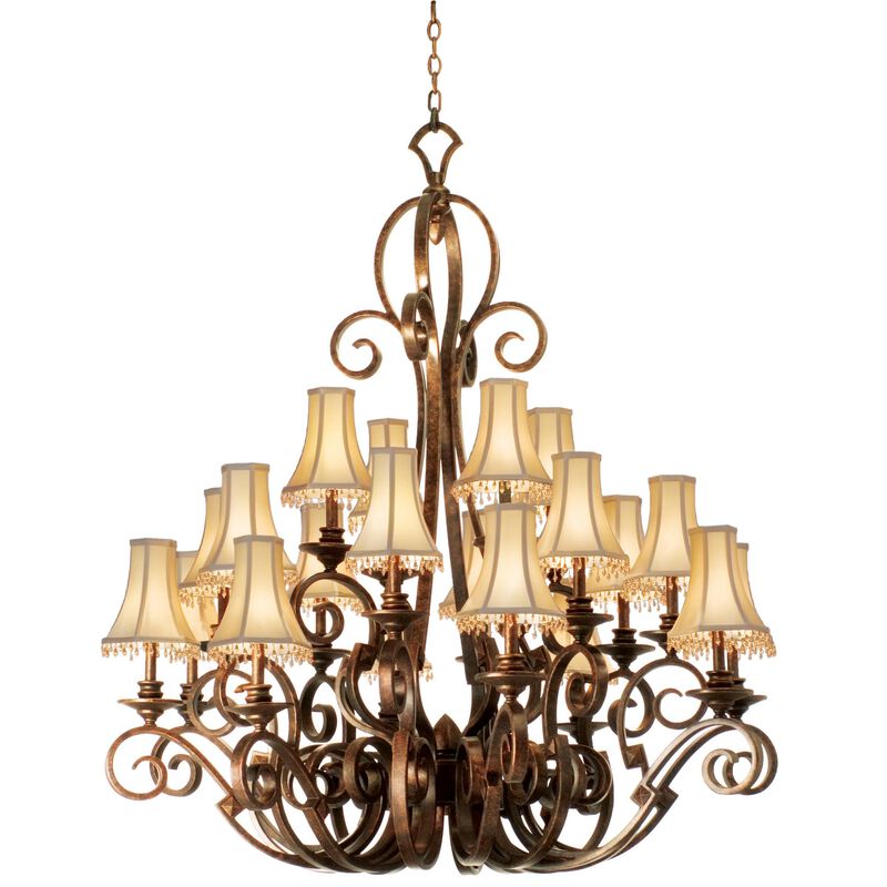 Ibiza 51 Inch 20 Light Chandelier by Kalco Lighting