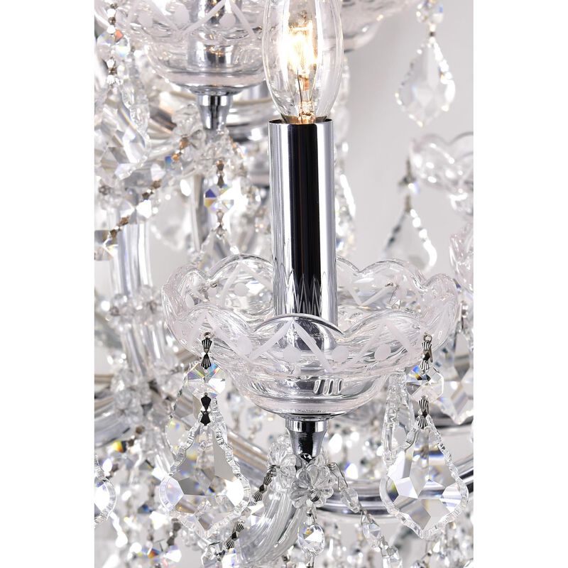 Maria Theresa 32 Inch 19 Light Chandelier by CWI Lighting