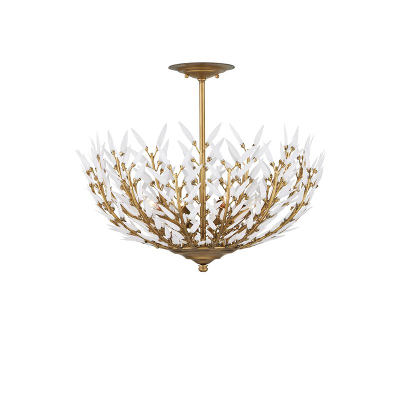 Magnum 4 Light Semi Flush Mount by Currey and Company