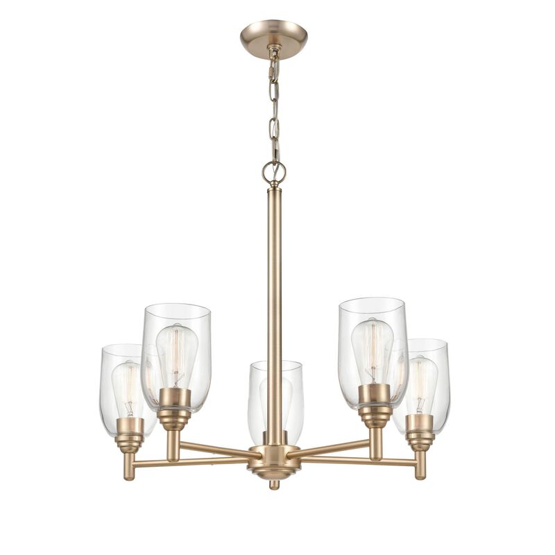 Arlett 25 Inch 5 Light Chandelier by Millennium Lighting