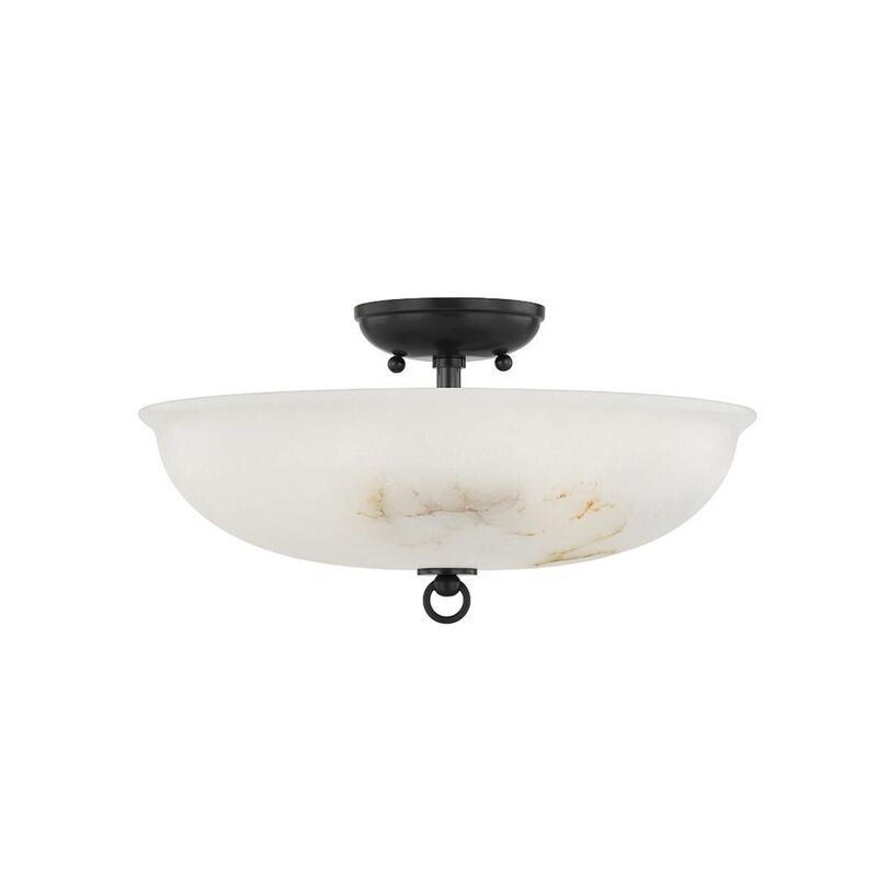 Somerset 16 Inch Semi Flush Mount by Hudson Valley Lighting