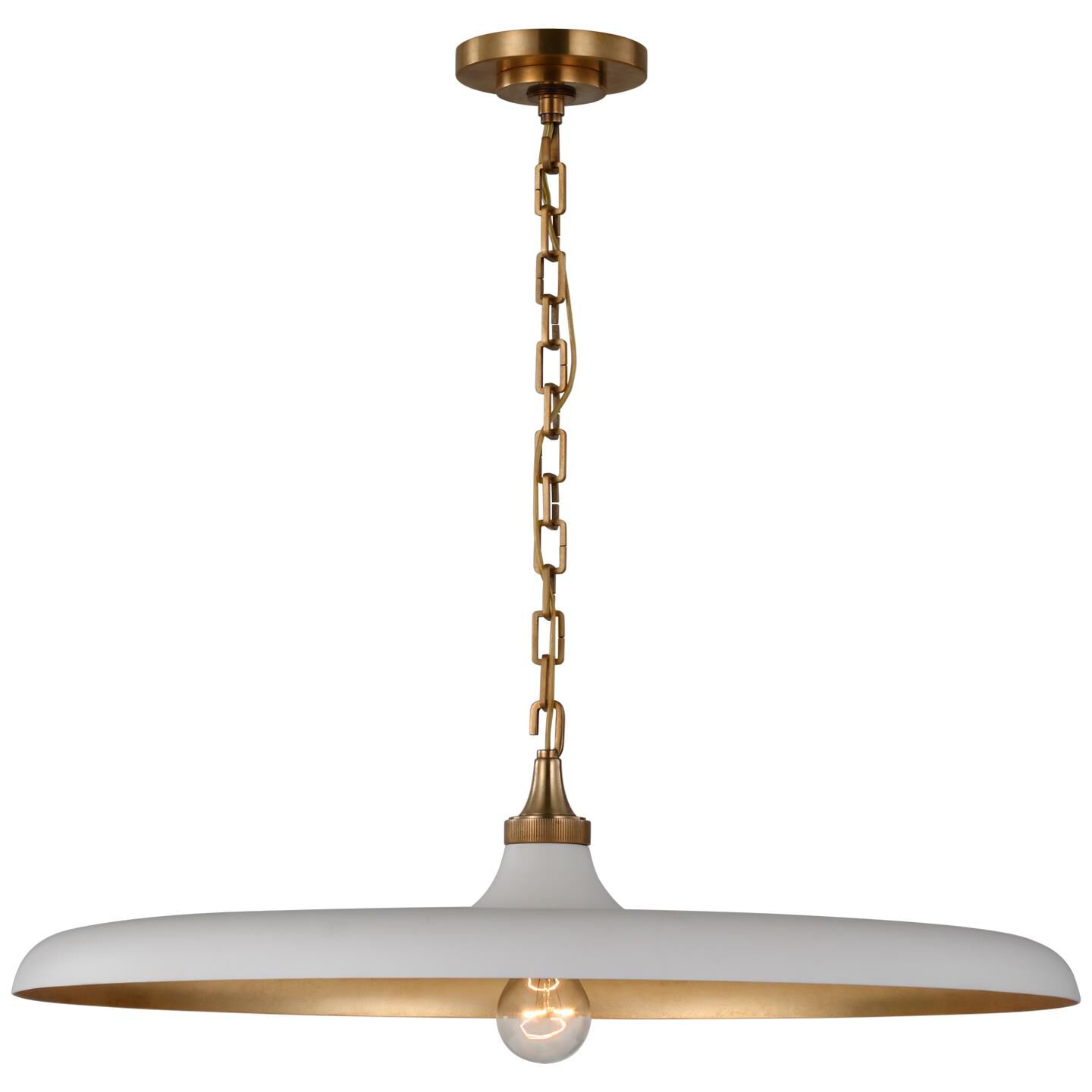 Visual Comfort Signature Collection Thomas O'Brien Piatto 24 Inch Large Pendant - Clearance