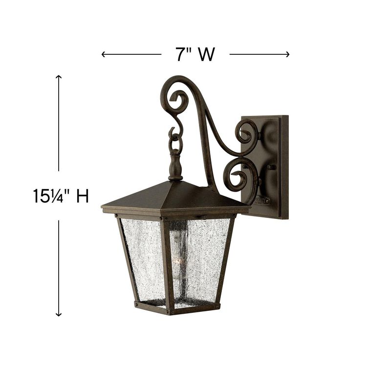 Hinkley Lighting Trellis 15 Inch Tall Outdoor Wall Light