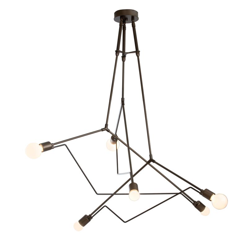 Divergence 27 Inch Tall 6 Light Outdoor Hanging Lantern by Hubbardton Forge