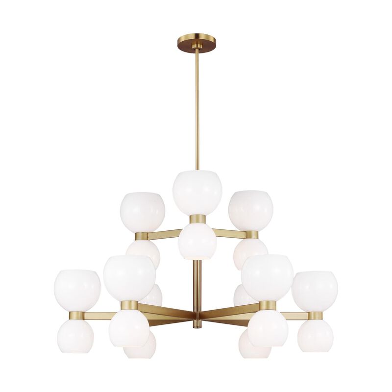 kate spade new york Londyn 36 Inch 18 Light Chandelier by Visual Comfort Studio Collection