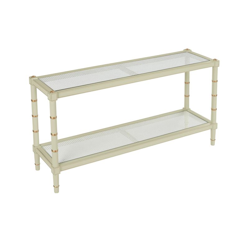 Bill Cain Conner Cane Console Table by Chelsea House