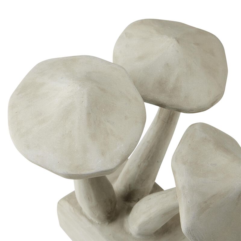 Concrete Mushrooms Figurine by Currey and Company