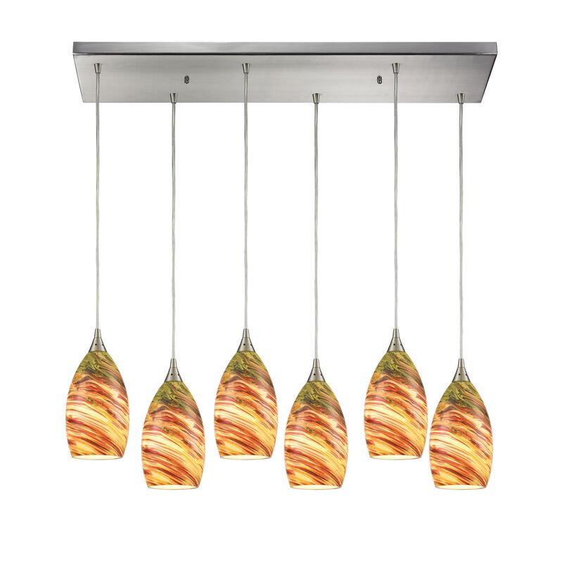 Collanino 32 Inch 6 Light Linear Suspension Light by ELK Lighting