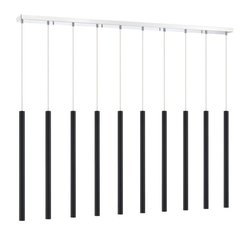 Forest 56 Inch 10 Light LED Linear Suspension Light by Z-Lite