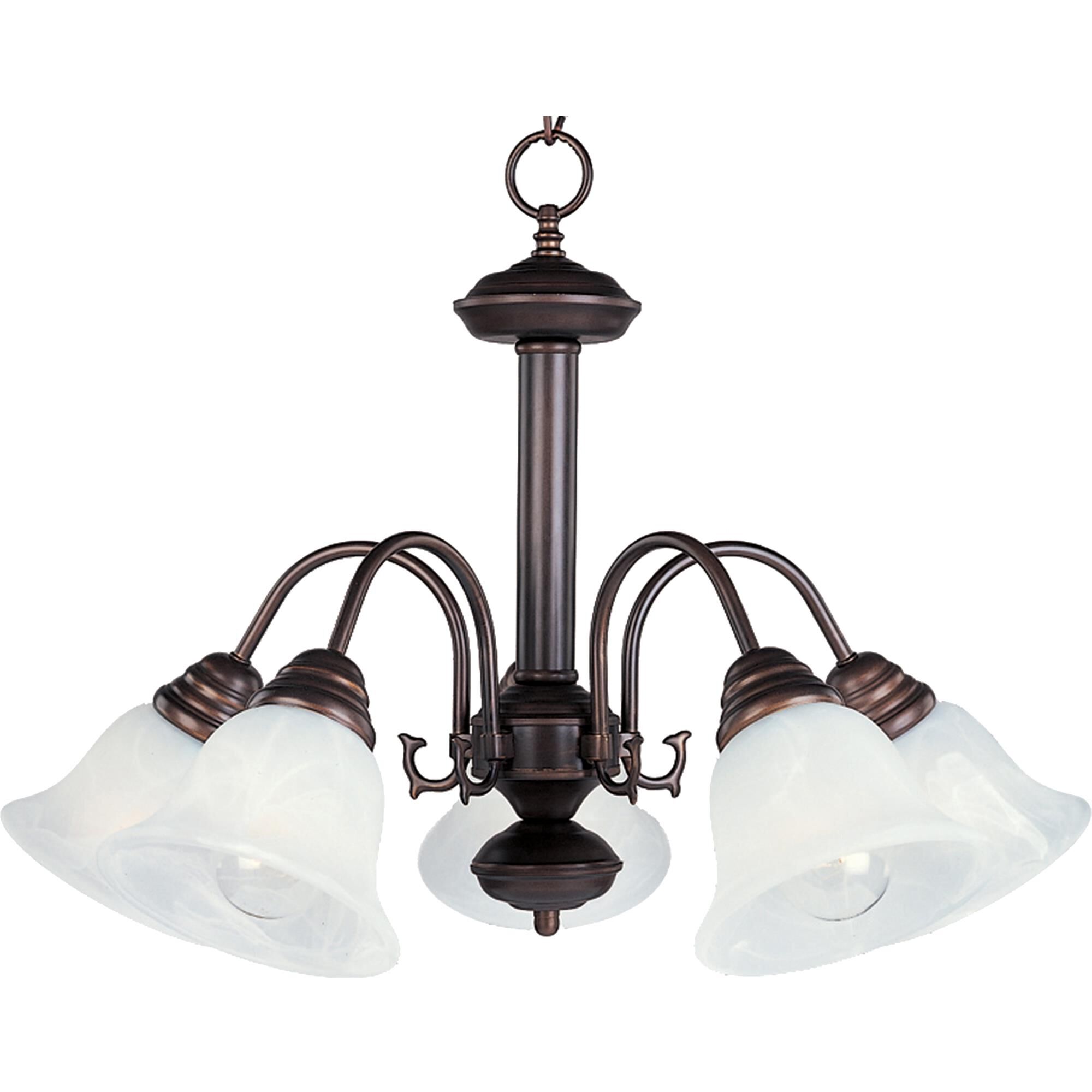 Malaga 24 Inch 5 Light Chandelier by Maxim Lighting