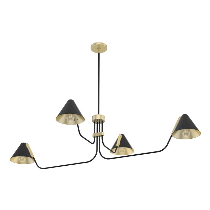 Grove Isle 38 Inch 4 Light Chandelier by Hunter Fan