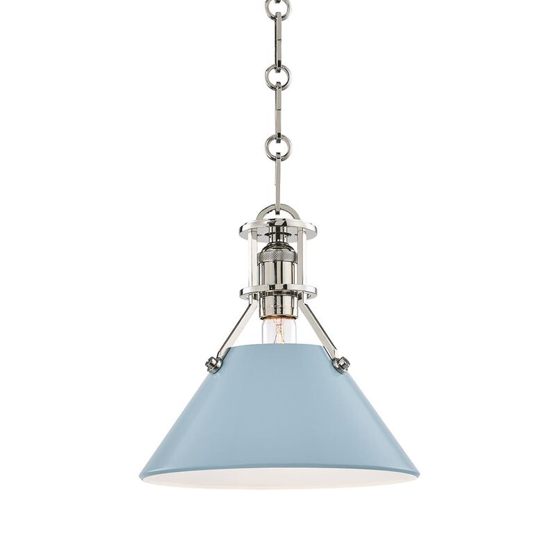 Mark D. Sikes Painted No. 2 9.5 Inch Mini Pendant by Hudson Valley Lighting