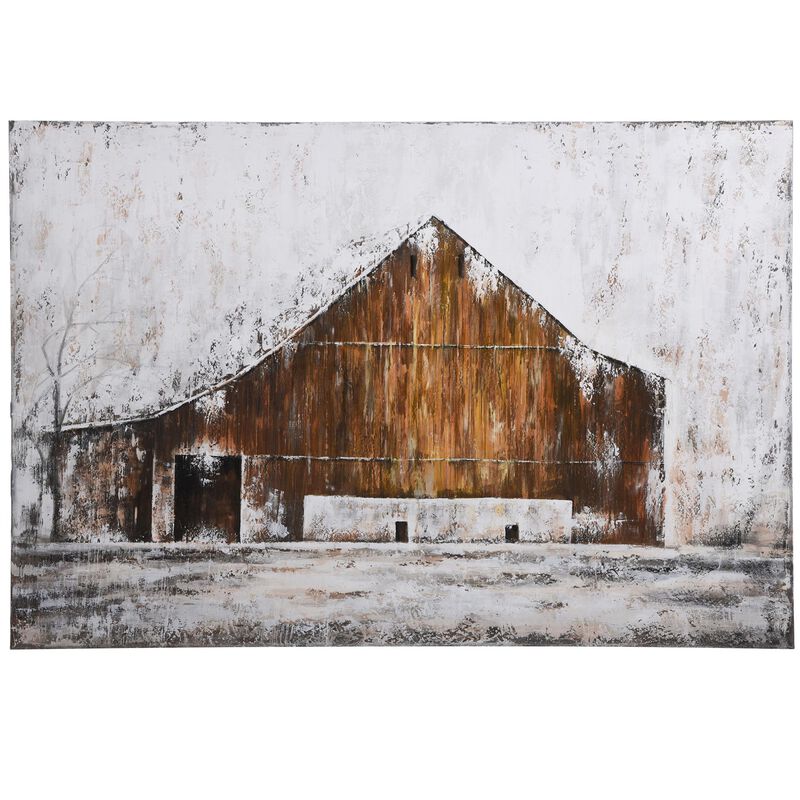 Aged Barnhouse Painting by Stylecraft