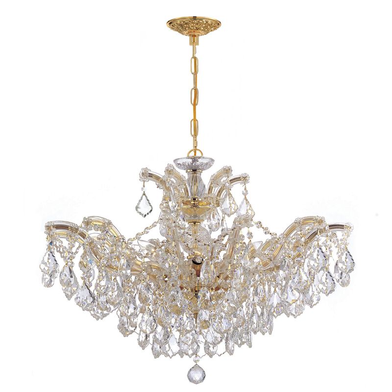 Maria Theresa 27 Inch 6 Light Chandelier by Crystorama