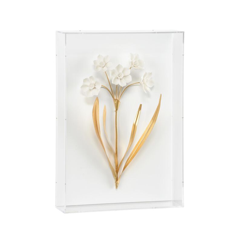 Porcelain Flowers Alternative Wall Art by Chelsea House