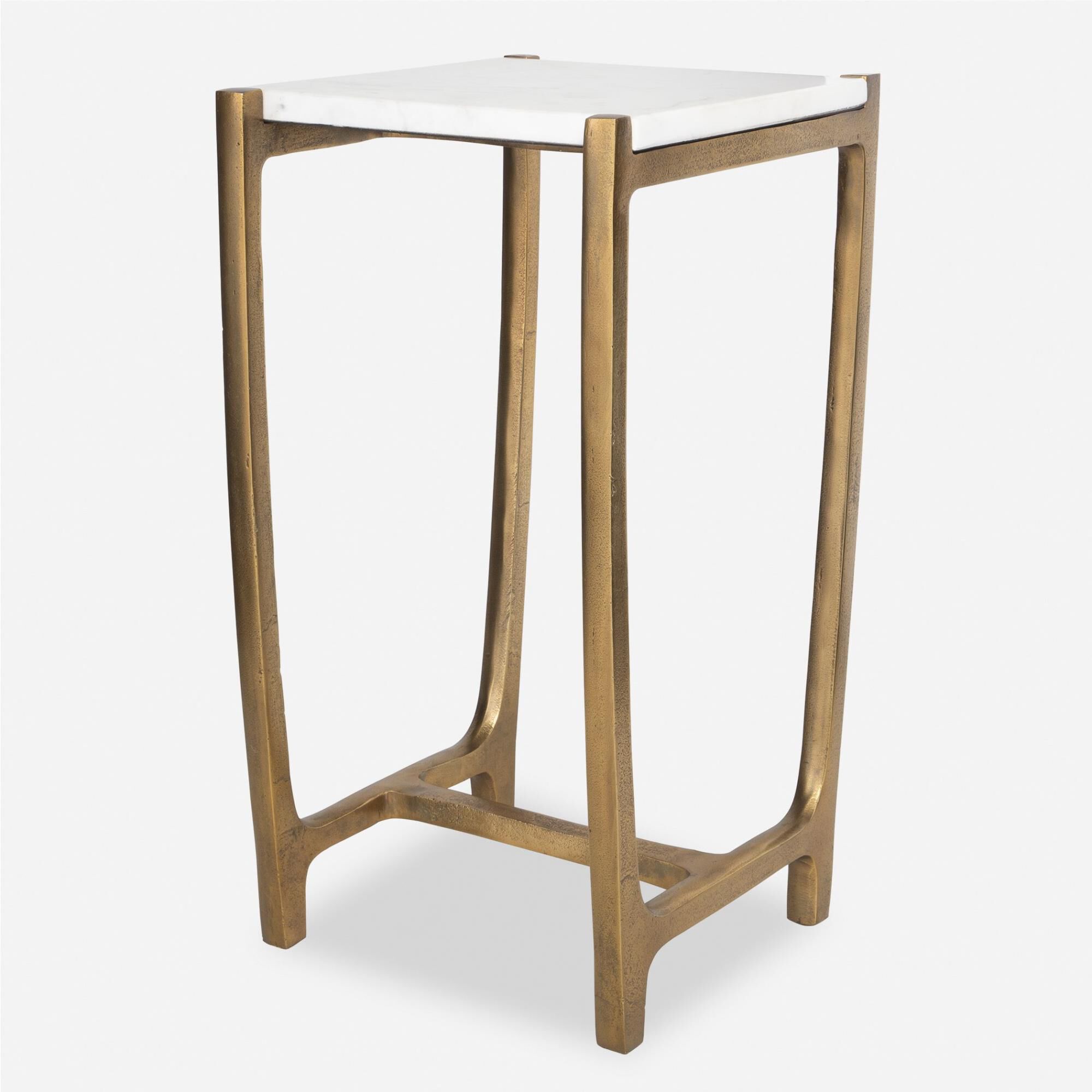 Shown in With Understated Sophistication, The Affinity Accent Table Complements With Ease. Featuring A Shapel finish