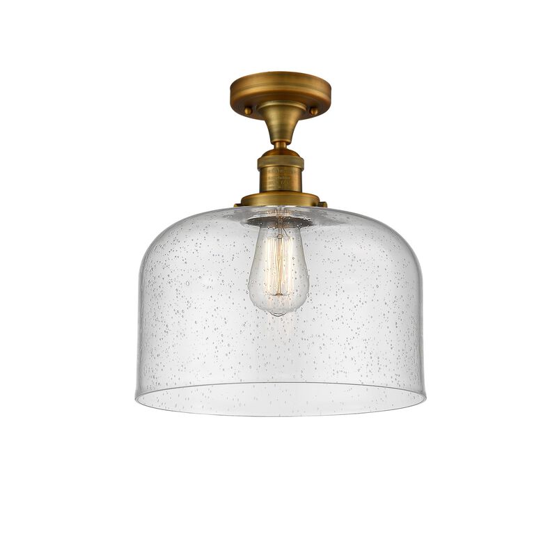 Bruno Marashlian Bell 12 Inch 1 Light Semi Flush Mount by Innovations Lighting