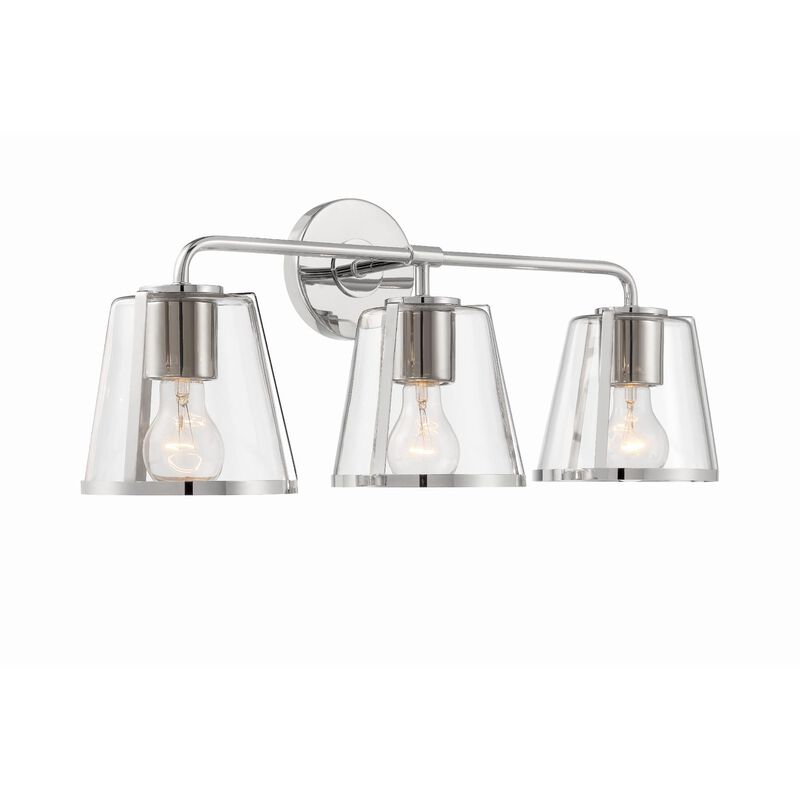 Fulton 3 Light Bath Vanity Light by Crystorama