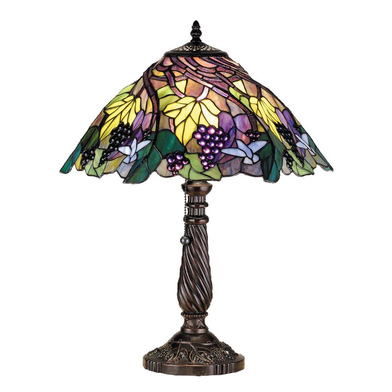 Spiral Grape 22 Inch Table Lamp by Meyda Lighting