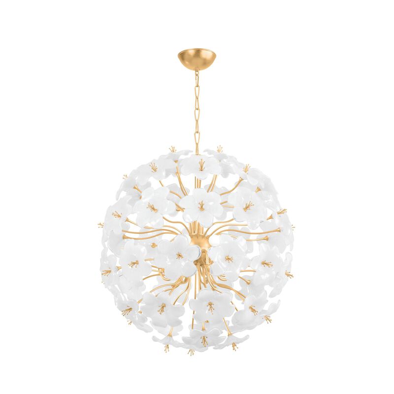 Hygea 33 Inch Chandelier by Corbett Lighting