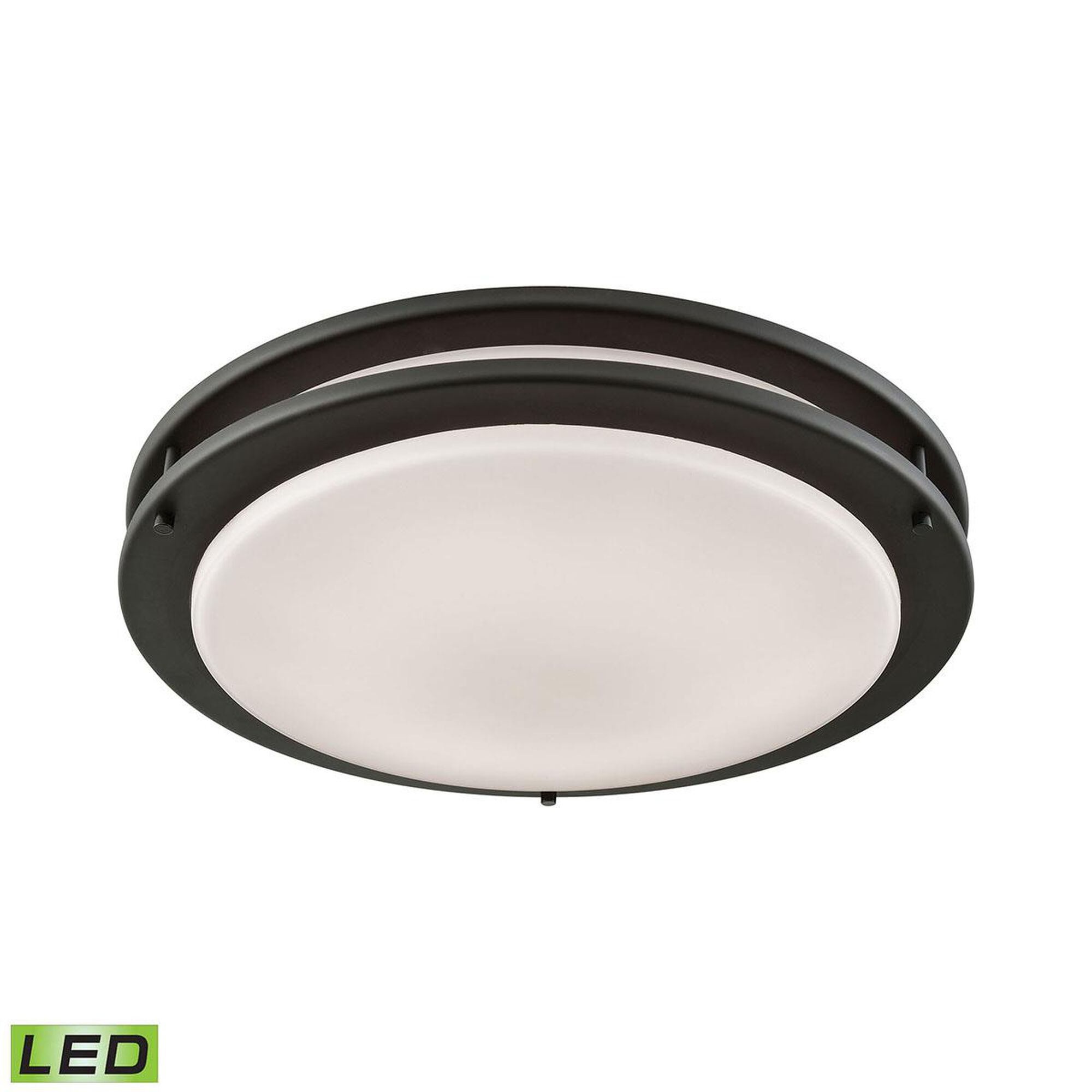 Shown in Oil Rubbed Bronze finish and Frosted White  Diffuser glass