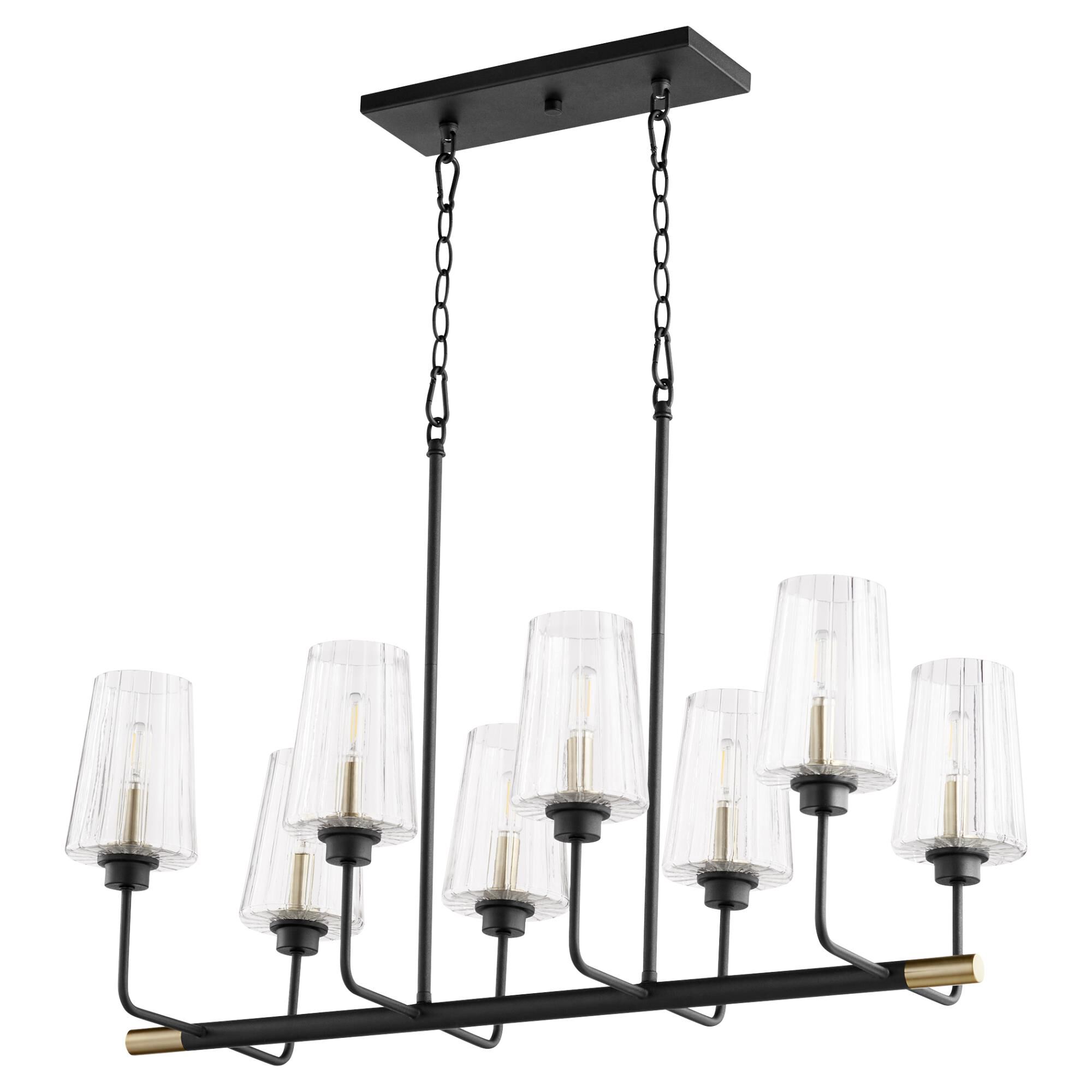 Shown in Noir W/ Aged Brass finish