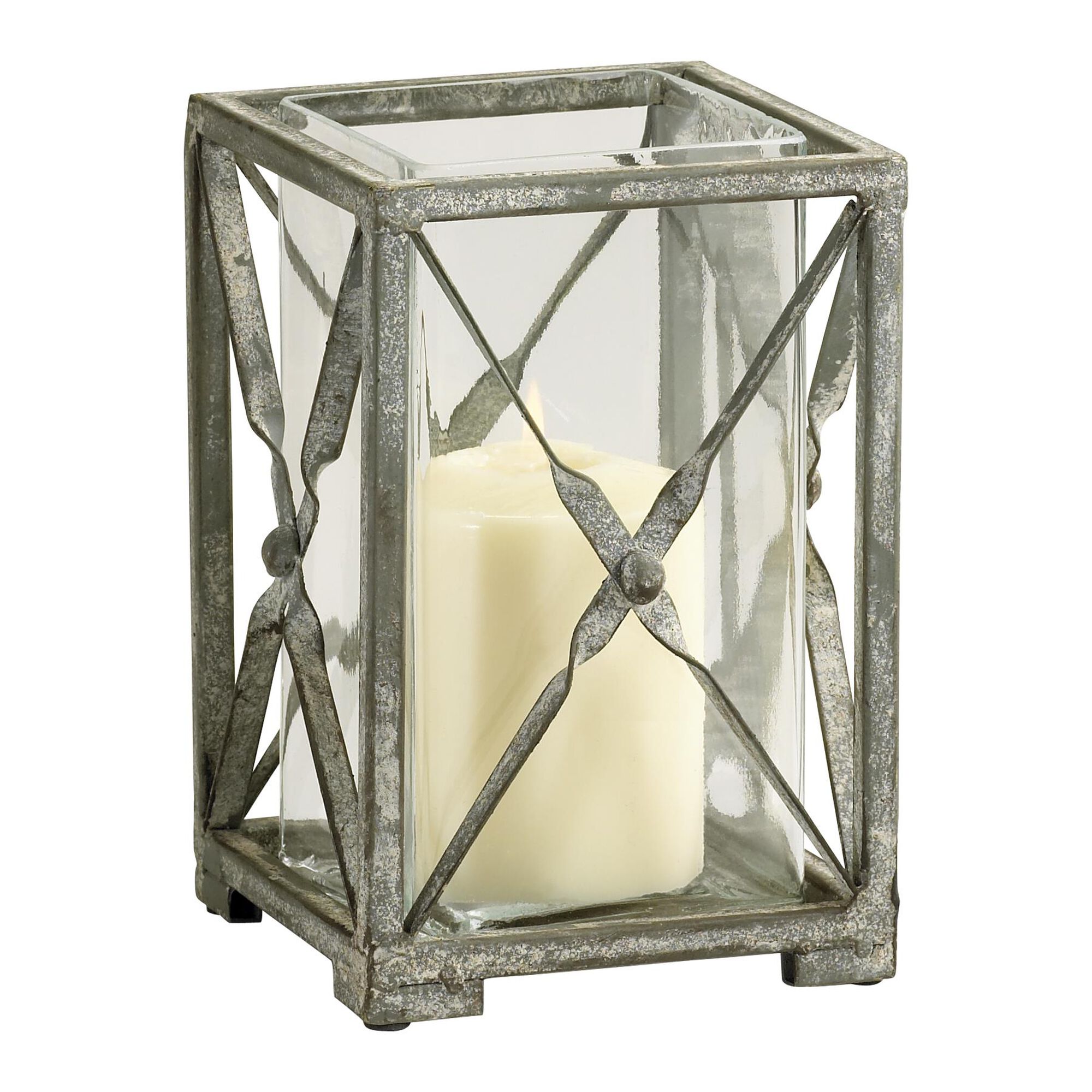 Shown in Rustic Gray finish and Rustic Gray glass 