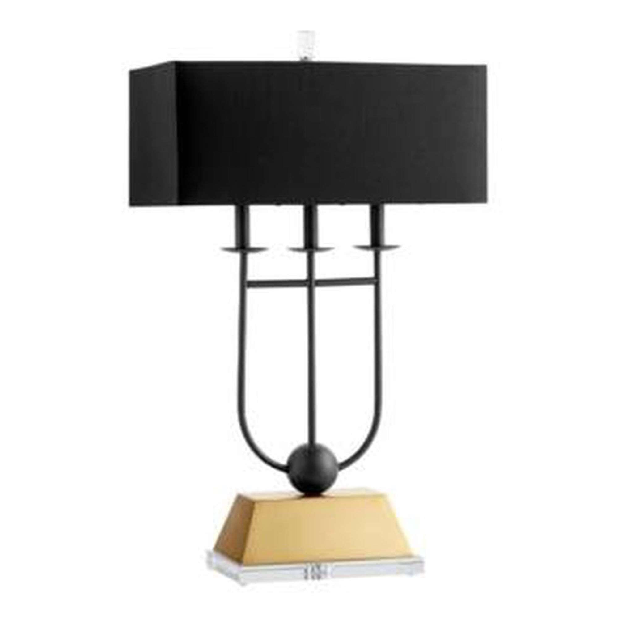 Shown in Black and Gold finish