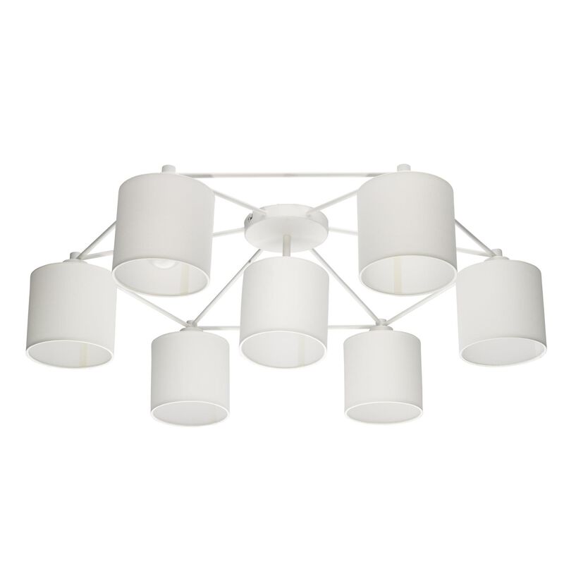 Eglo Staiti 33 Inch 7 Light Semi Flush Mount by Eglo Lighting