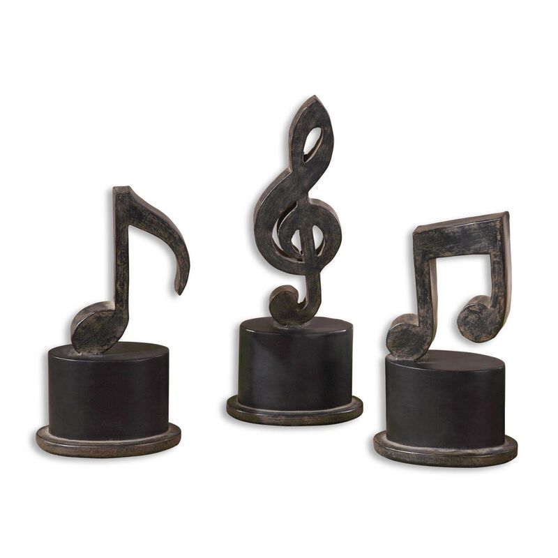 Music Notes Figurine by Uttermost