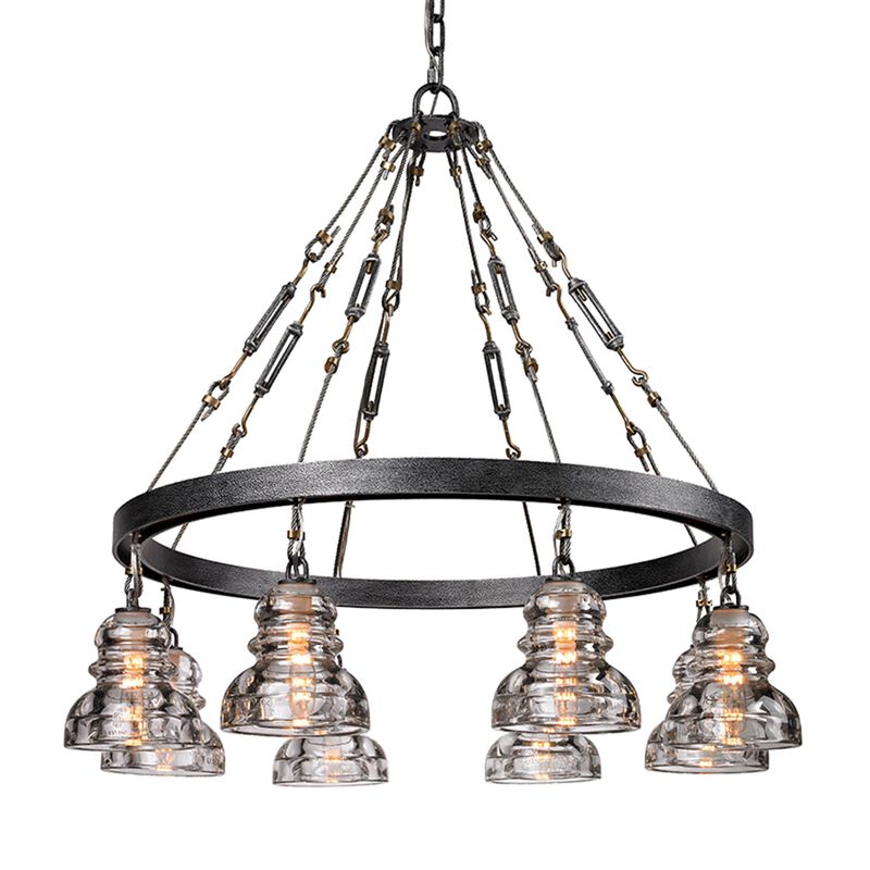 Menlo Park 32.75 Inch Chandelier by Troy Lighting