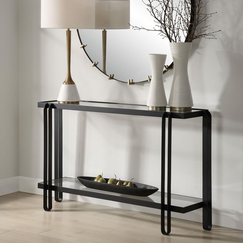 Grace Feyock Shadow Console Table by Uttermost