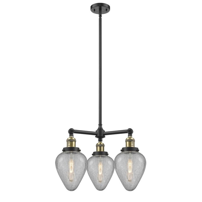 Bruno Marashlian Bare Bulb 15 Inch 3 Light Mini Chandelier by Innovations Lighting