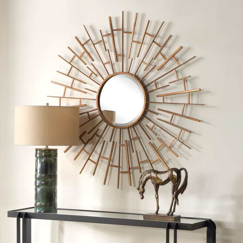 Uttermost Tangled Bronze Round Mirror Decorative Mirrors by Uttermost