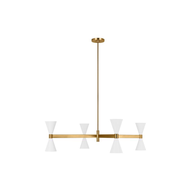 Albertine 32 Inch 8 Light Chandelier by Visual Comfort Studio Collection