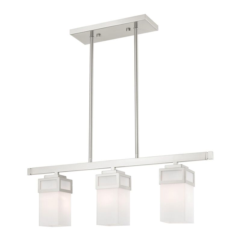 Harding 28 Inch 3 Light Linear Suspension Light by Livex Lighting