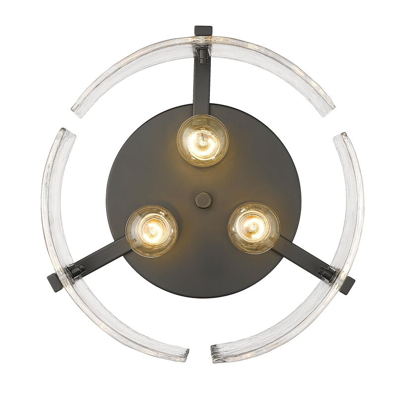 Aenon Flush Mount by Golden Lighting