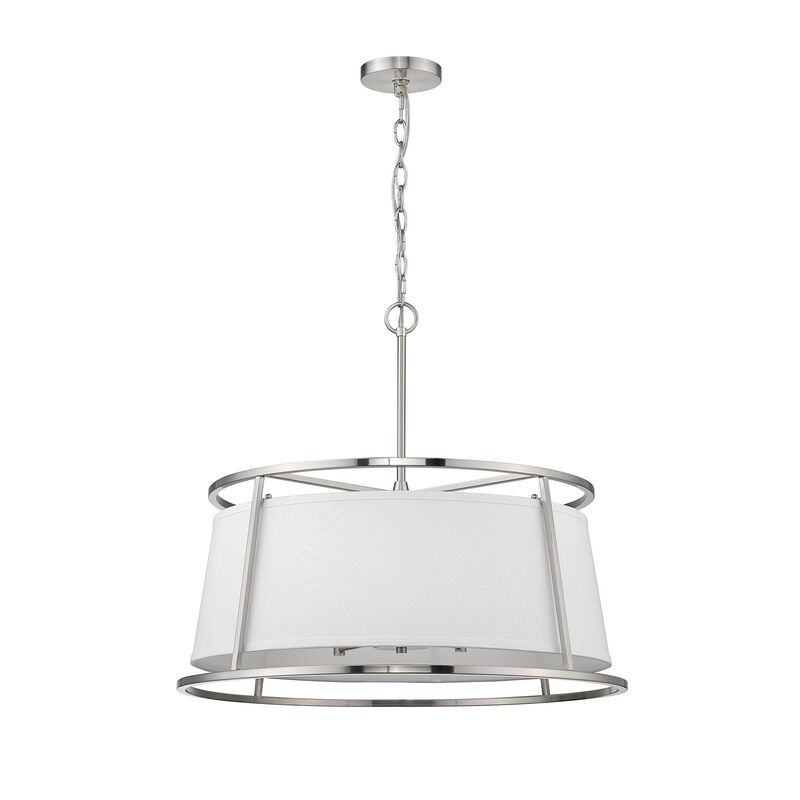 Lenyx Pendant 26 Inch 6 Light Chandelier by Z-Lite