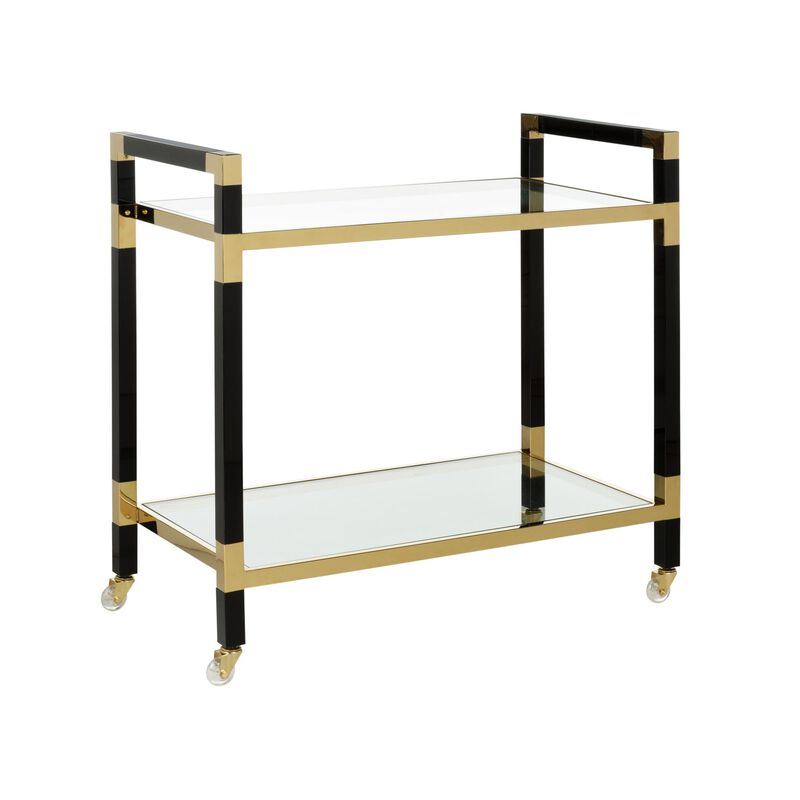 Bill Cain Acrylic Bar Cart by Chelsea House