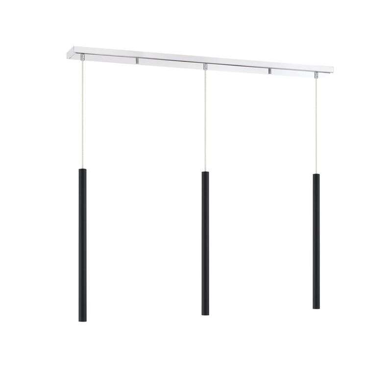 Forest 46 Inch 3 Light LED Linear Suspension Light by Z-Lite