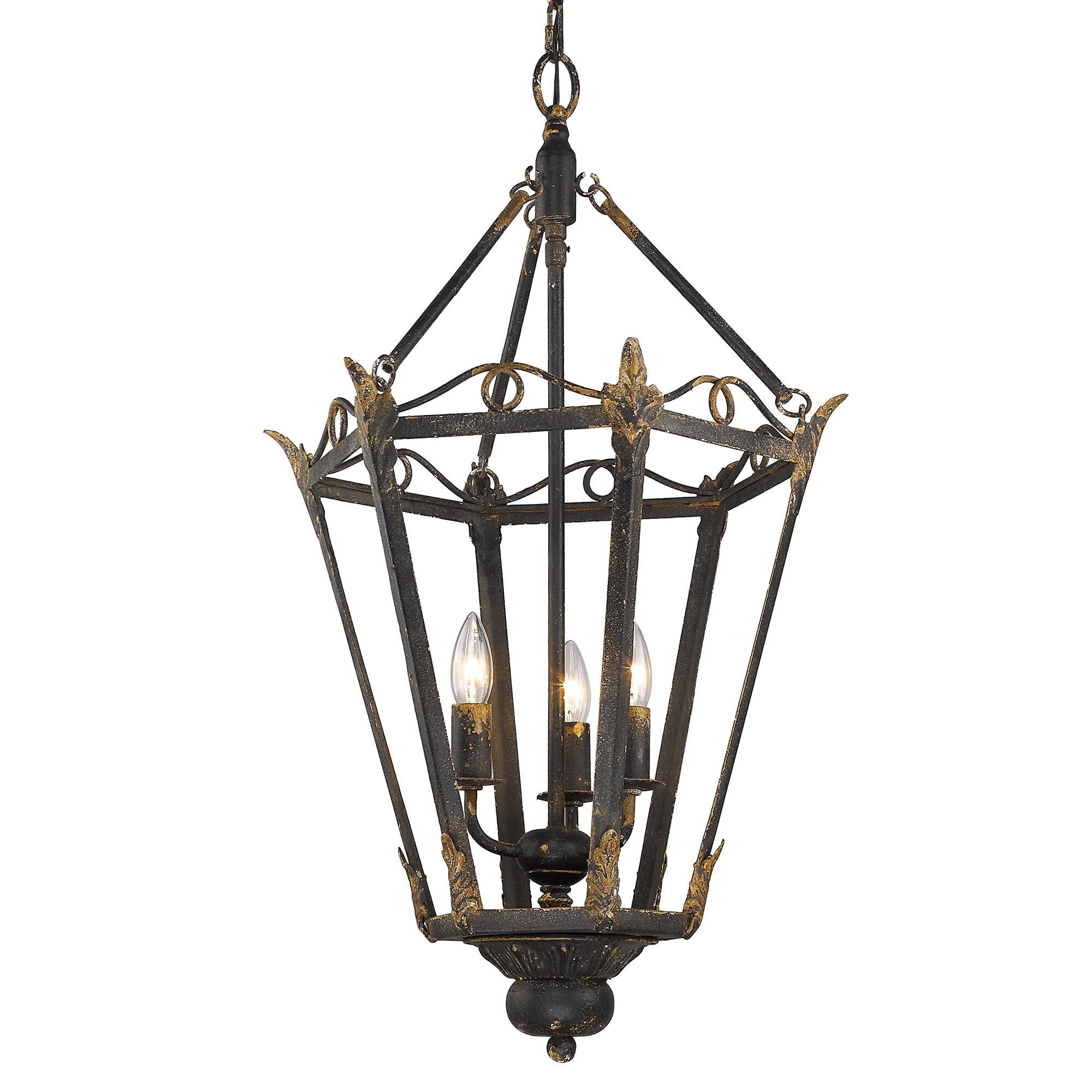 Shown in Antique Black Iron finish