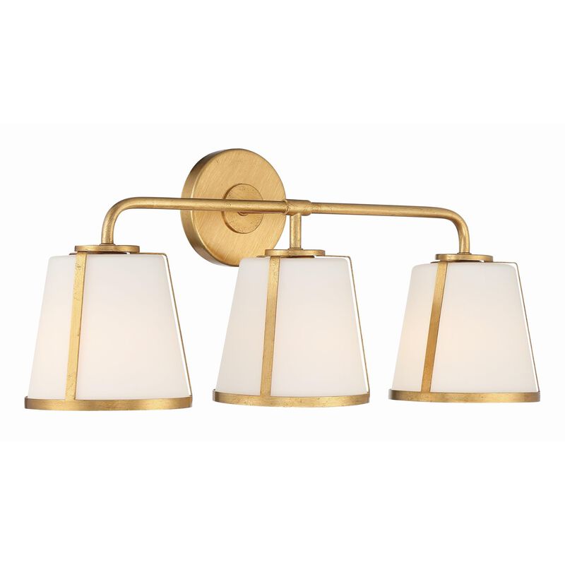 Fulton 3 Light Bath Vanity Light by Crystorama