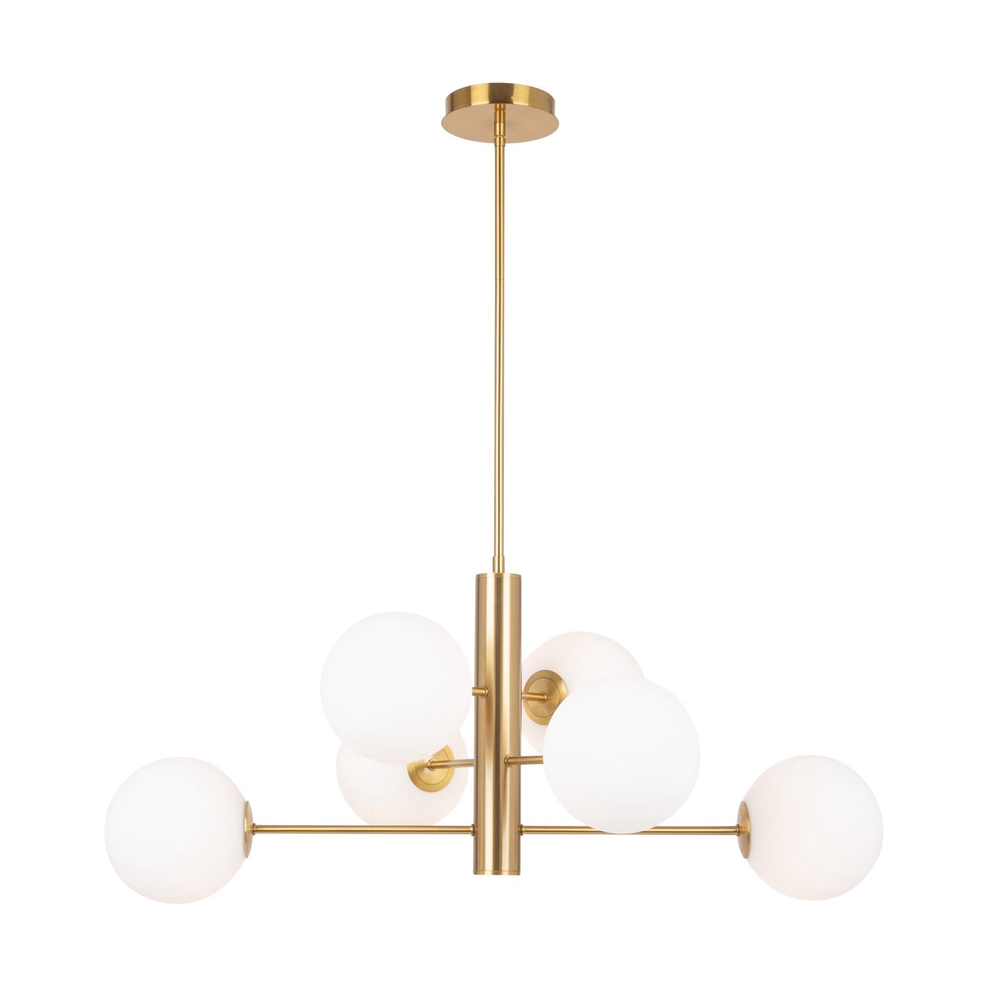 Aurelia 31 Inch 6 Light Chandelier by Artcraft