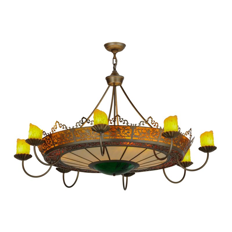 47 Inch 20 Light Semi Flush Mount by Meyda Lighting