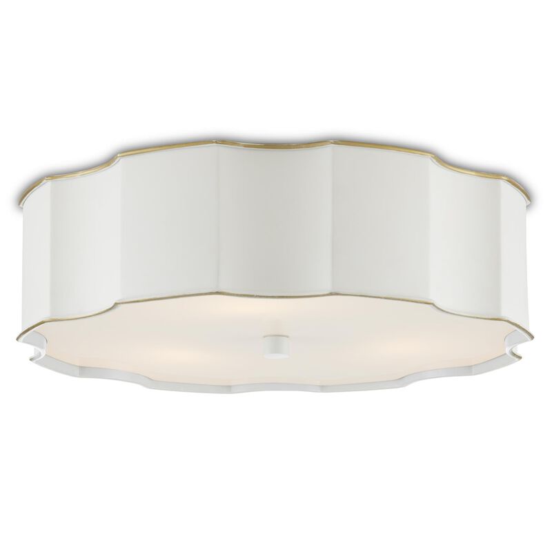 Wexford 19 Inch 3 Light Flush Mount by Currey and Company