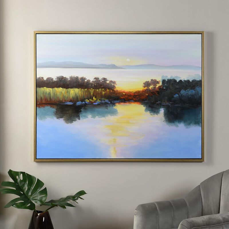 Sunrise Over The Horizon Painting by Stylecraft