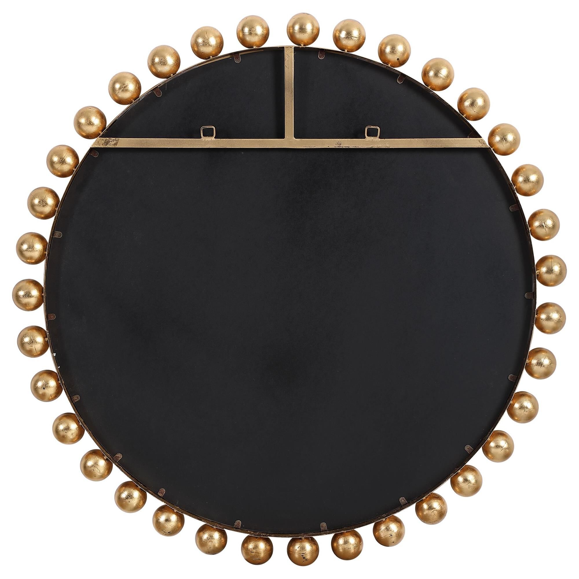 Shown in This Eye Catching Round Mirror Adds An Upscale Look And Sophisticated Style To Any Room By Showcasin finish