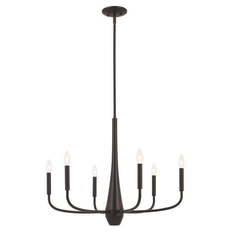 Deela 28 Inch 6 Light Chandelier by Kichler Lighting