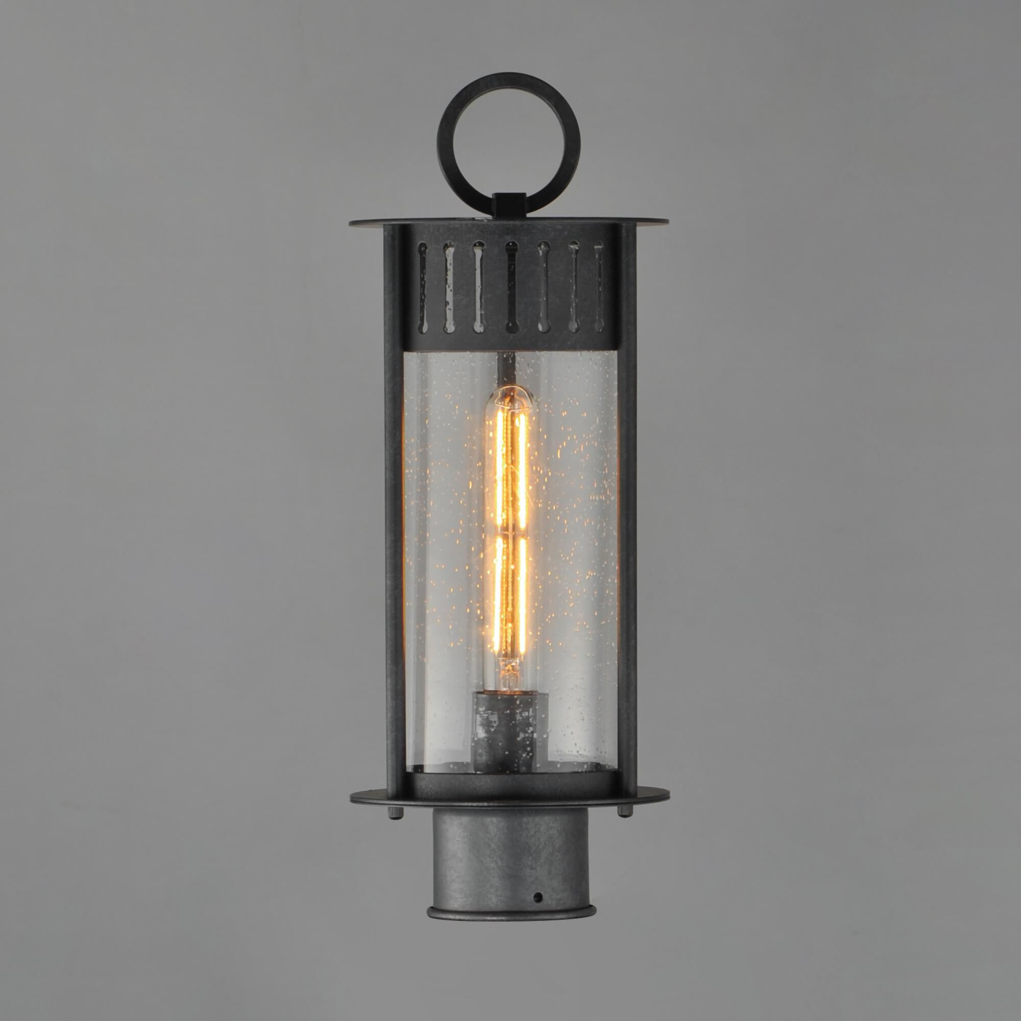 Shown in Black Patina finish and Seedy glass and Glass shade